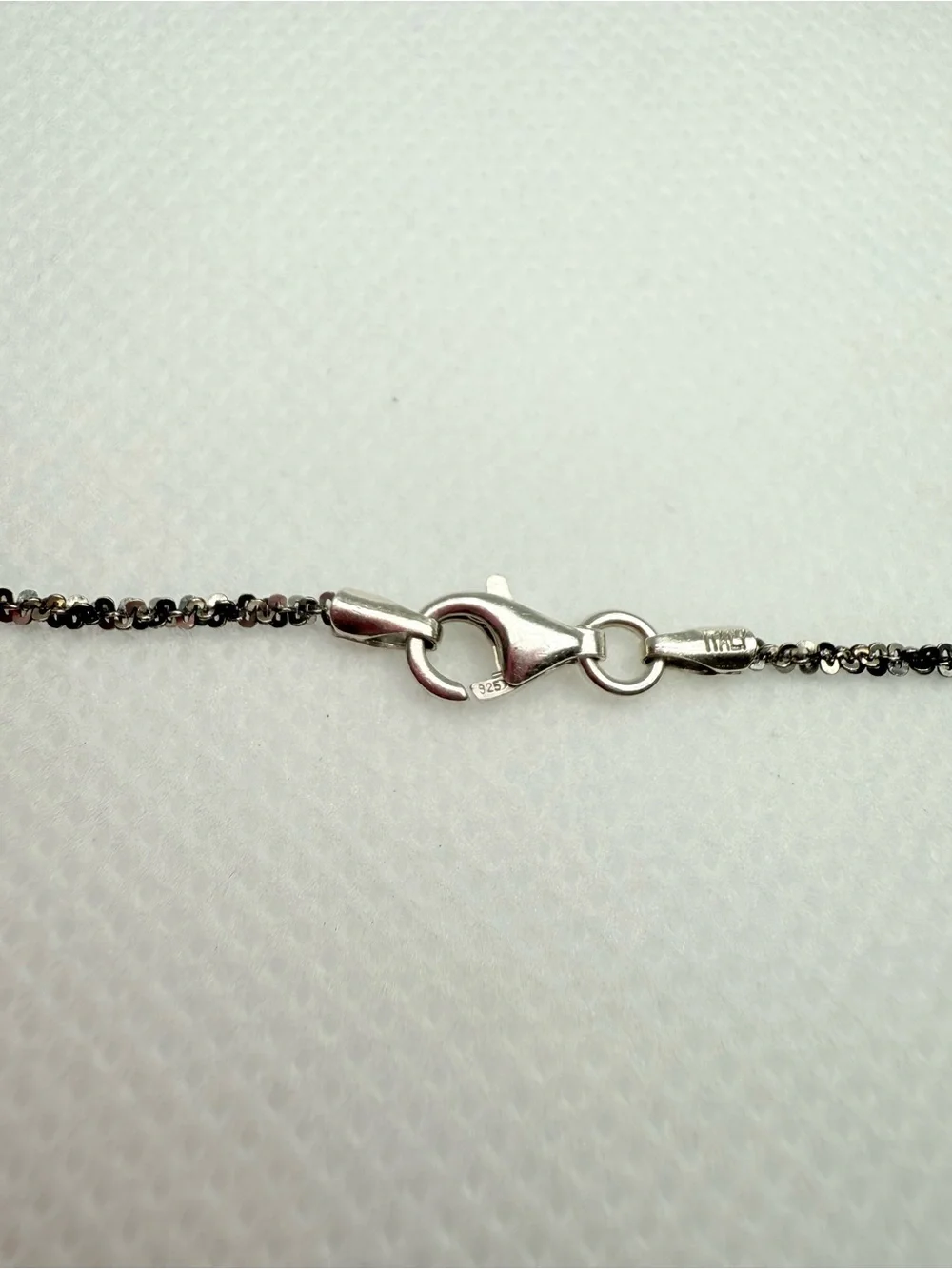 Vintage Italian Art Deco Marcasite Onyx Mother of Pearl Chandelier Drop Necklace